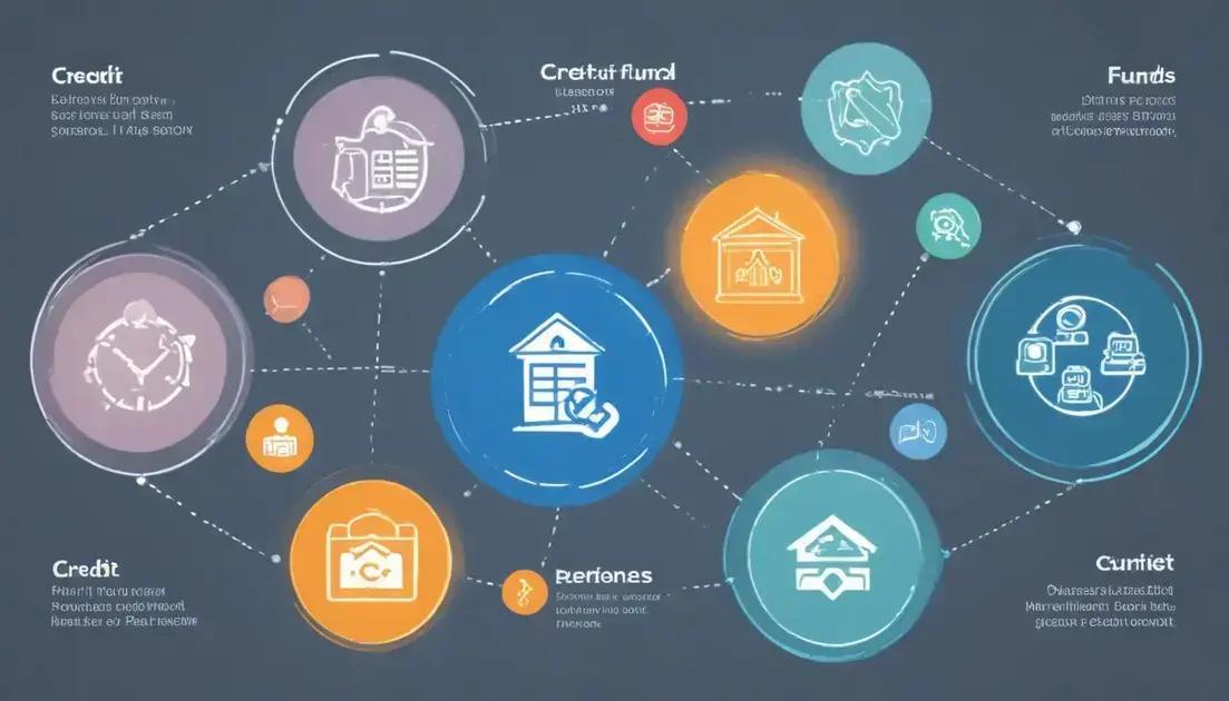 Principais opções de fundos de crédito disponíveis